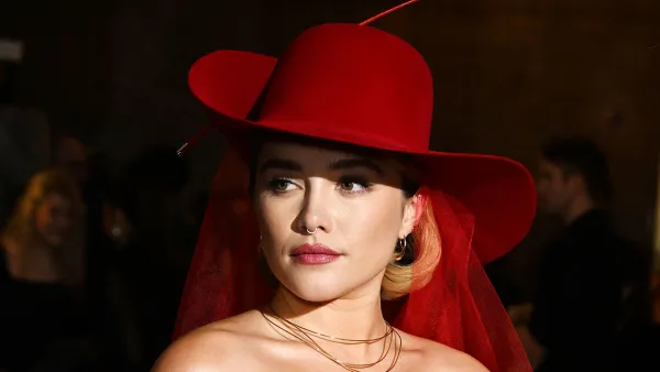 Florence Pugh’s Best Body Positivity Quotes Through the Years red hat