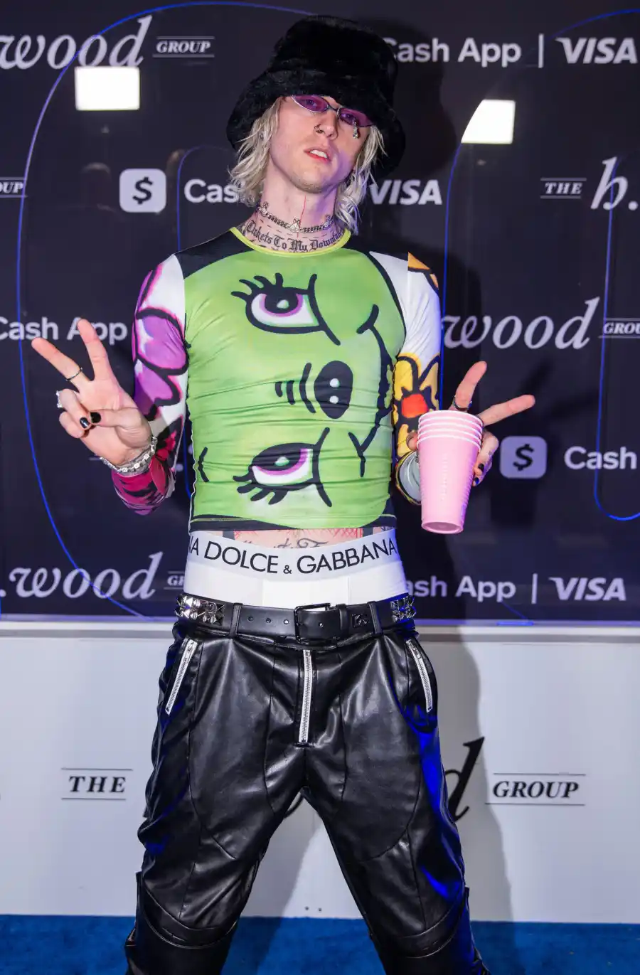 How Machine Gun Kelly and Megan Fo care bear shirt