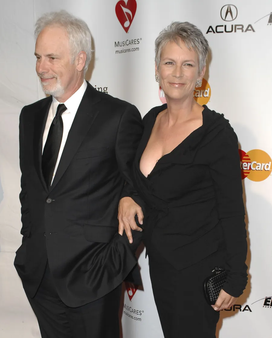 Jamie Lee Curtis and Husband Christopher Guest: A Timeline of Their Relationship black dress
