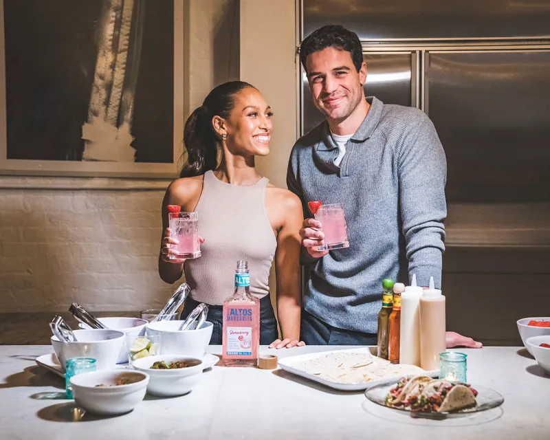 Joe Amabile and Serena Pitt Margarita Time Hot Pics