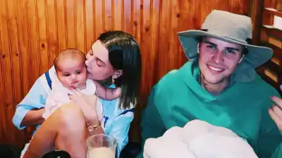 Justin Bieber Cozies Up With Wife Hailey Bieber on Hawaiian Getaway With Pals: Vacation Pics baby