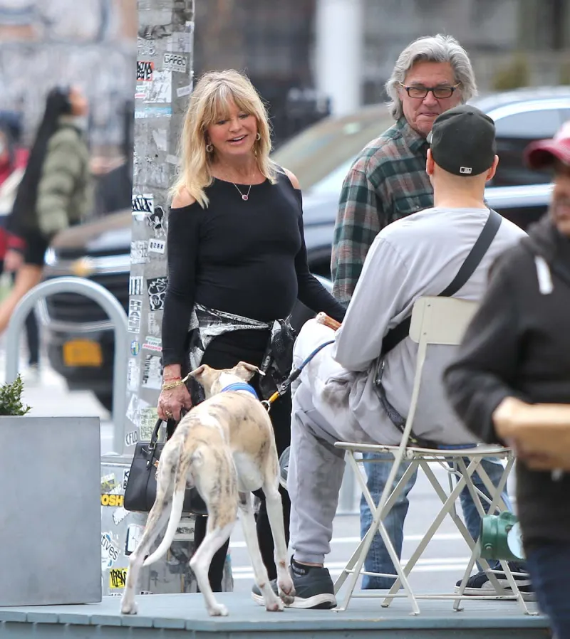 Family Time! Kate Hudson Shops With BF Danny Fujikawa, Goldie and Kurt