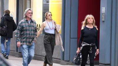 Family Time! Kate Hudson Shops With BF Danny Fujikawa, Goldie and Kurt