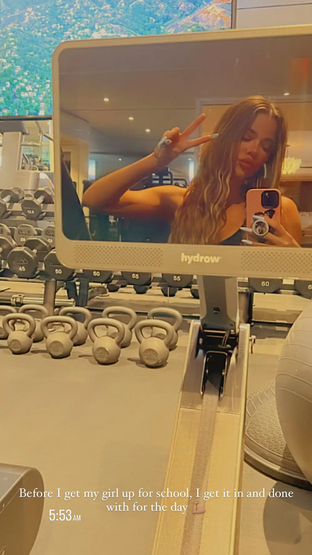 Khloe Kardashian Details Her Early Morning Workout as a Mom of 2- &lsquo;I Get It in and Done&rsquo; -552