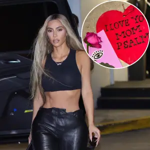 Kim Kardashian Shares Sweet Valentine From 3-Year Old Son Psalm