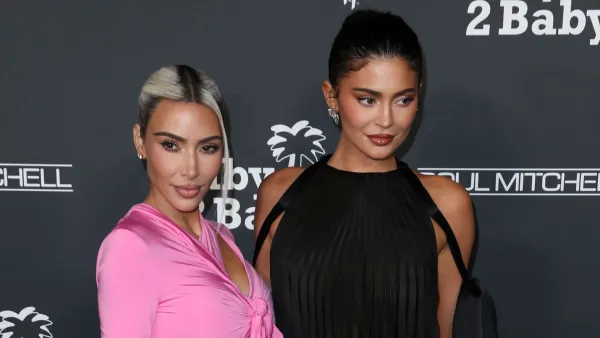 Kylie Jenner Feels 'Connected' to 'Favorite' Sister Kim Kardashian After Respective Breakups: She's 'Changed So Much' pink gown