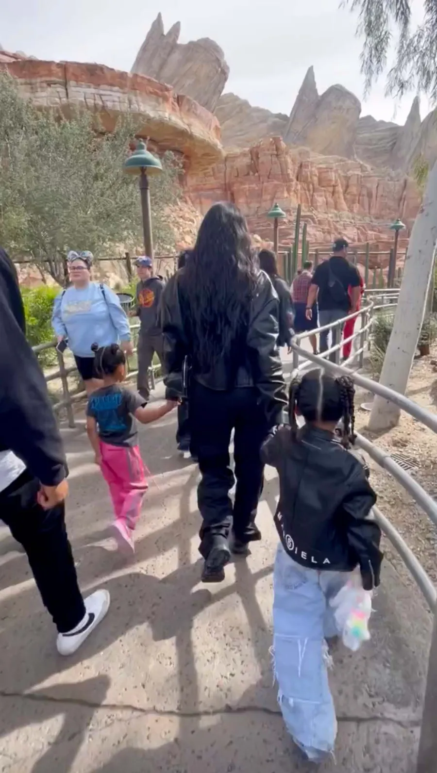 Kylie Jenner Treats Aire to 1st Taste of Ice Cream During Disneyland Trip