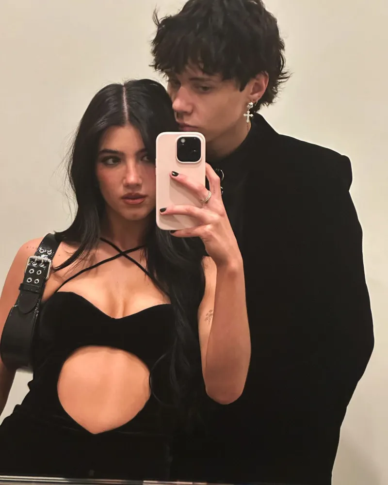 Landon Barker and Charli D'Amelio Celebrate 1st Valentine's Day Together