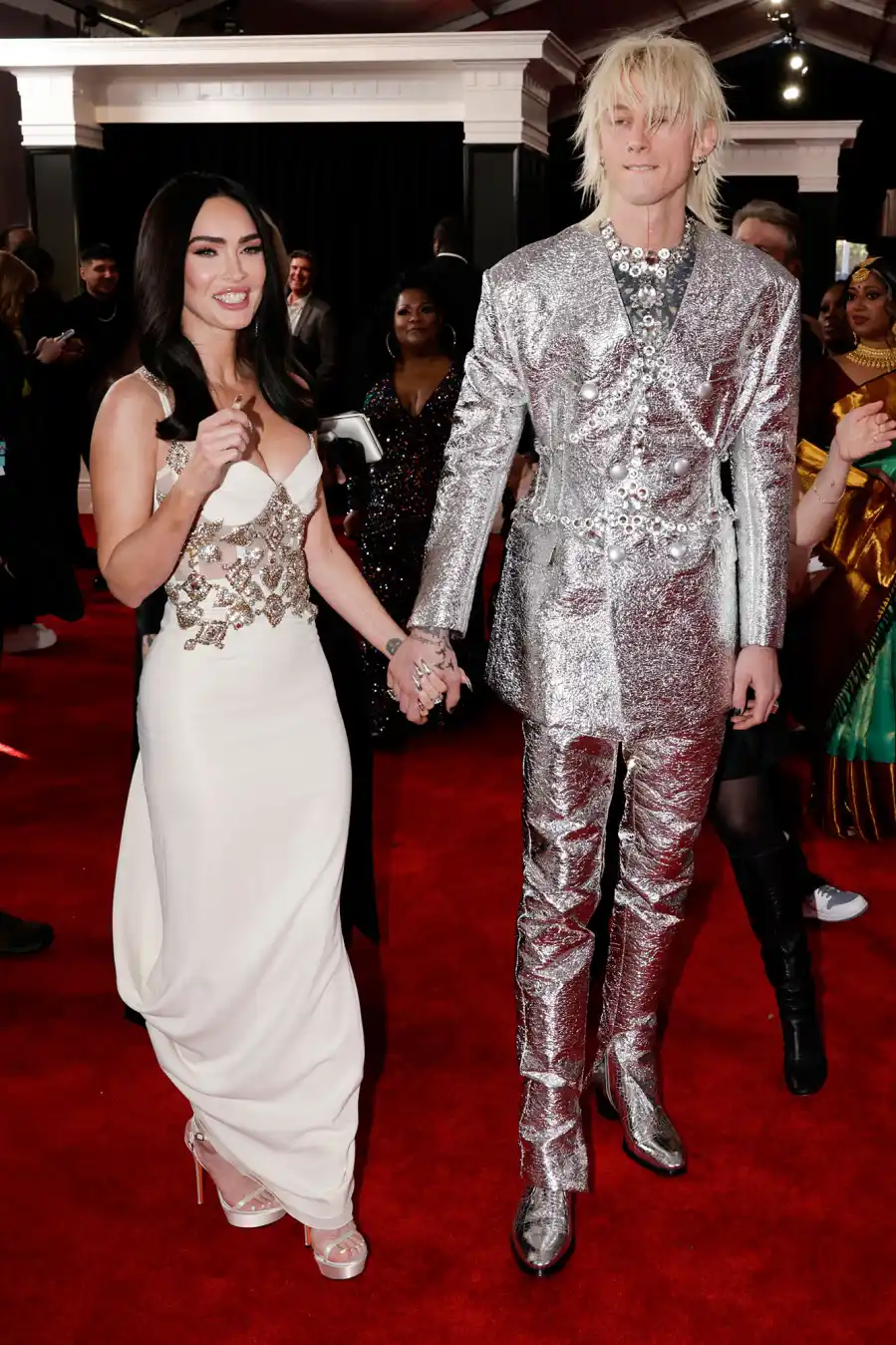 MGK Singing With Megan Fox Machine Gun Kelly Inside the 2023 Grammy Awards