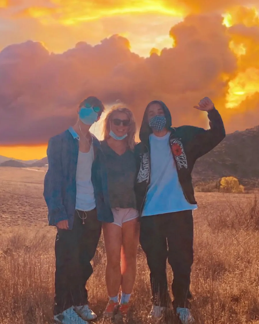 March 2021 Britney Spears Family Album With Sons Preston and Jayden Over the Years