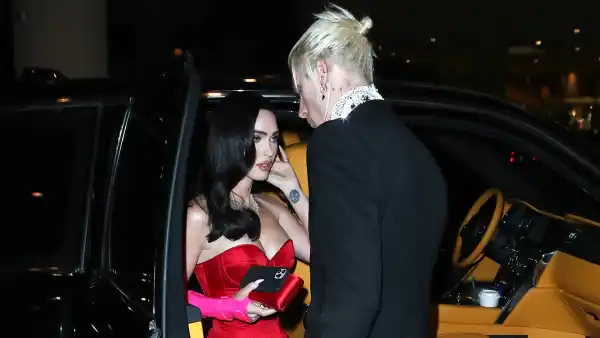 Megan Fox Attends Pre-Grammys Party With a 'Broken Wrist and a Concussion' to Support Machine Gun Kelly