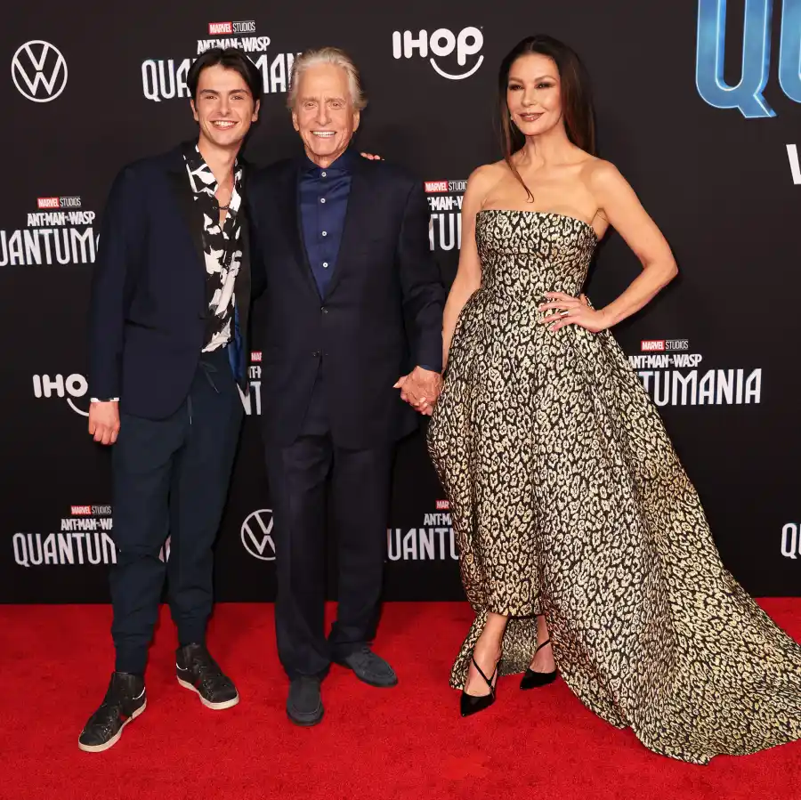 Michael Douglas Catherine Zeta-Jones Fam Album