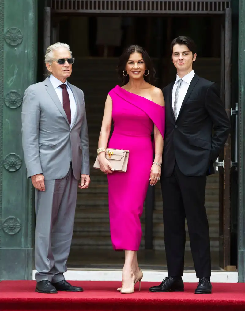 Michael Douglas Catherine Zeta-Jones Fam Album