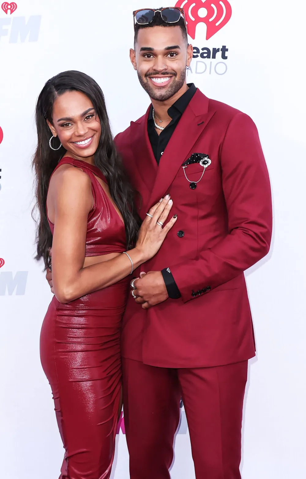 Michelle Young Says She Was &lsquo;Willing to Put in Work&rsquo; for Nayte Olukoya Relationship: &lsquo;I Had the Person Take Off&rsquo; red leather outfit
