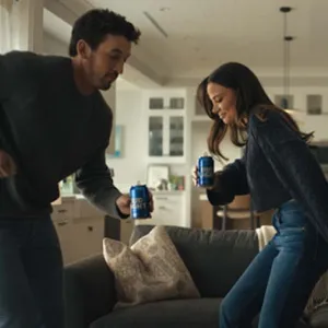 Dance Duo! Miles Teller and Wife Keleigh Team Up for Bud Lite Super Bowl Ad