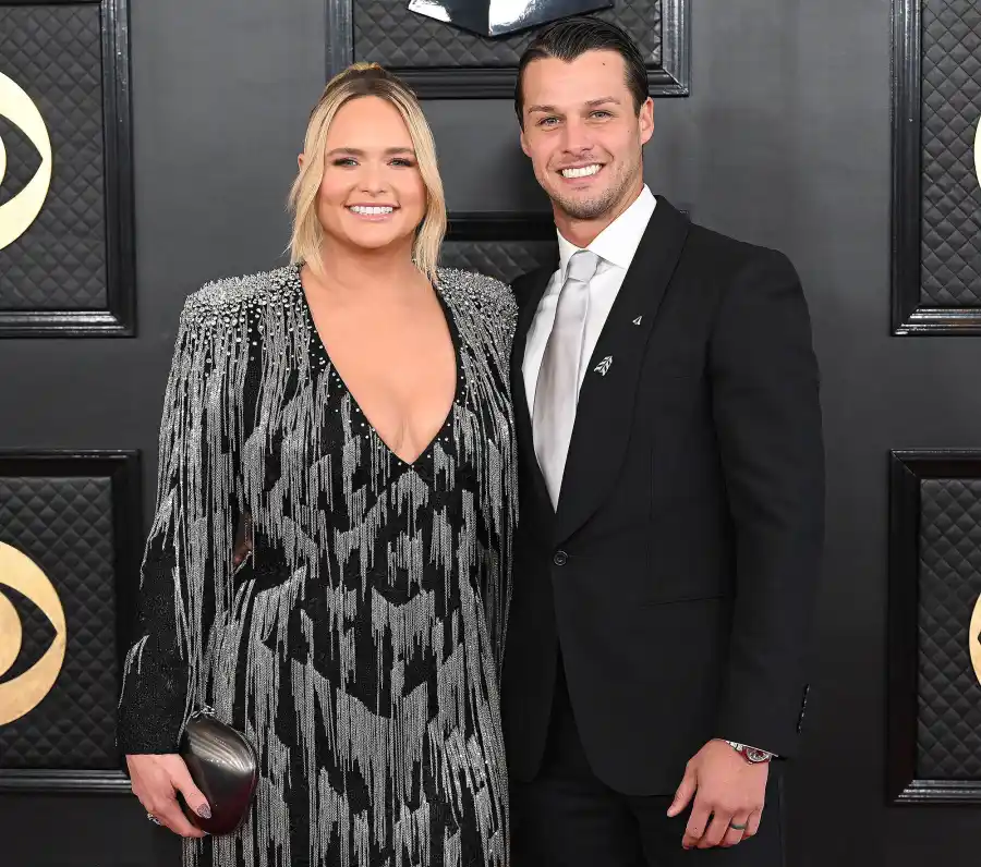 Miranda Lambert and Husband Brendan Kiss Inside the 2023 Grammy Awards