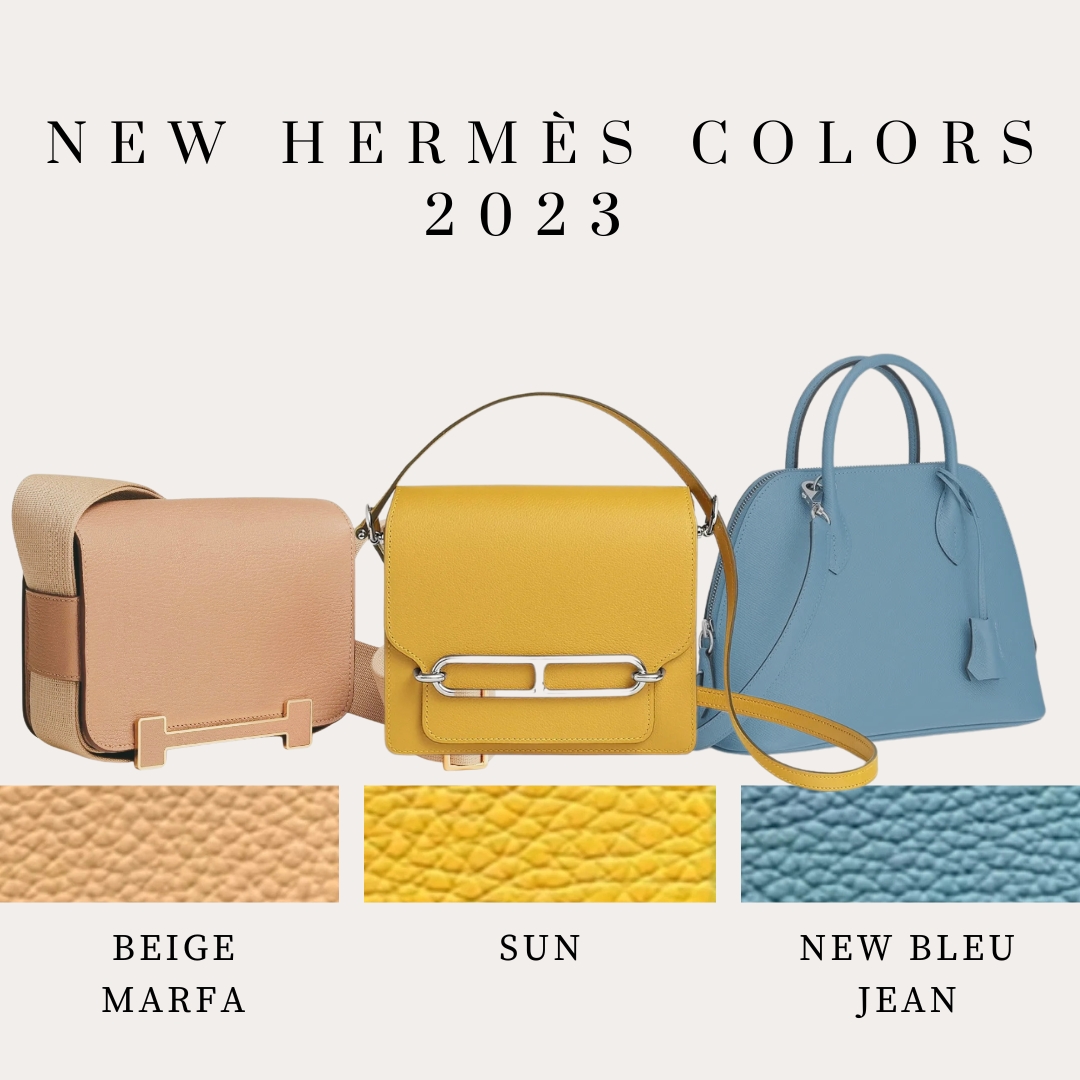 hermes colors ,new hermes colors 2023