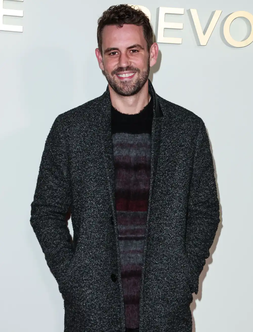 Nick Viall Responds to Kaitlyn Bristowe Alleging &lsquo;Bachelorette&rsquo; Producers &lsquo;Sexualized&rsquo; Him grey coat