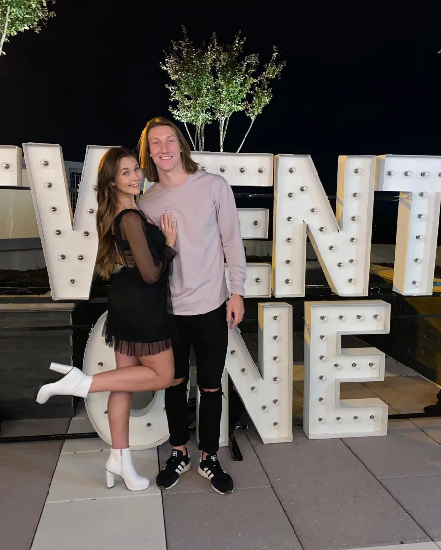 November 2020 Trevor Lawrence Instagram Jaguars Quarterback Trevor Lawrence and Wife Marissa Mowry Relationship Timeline