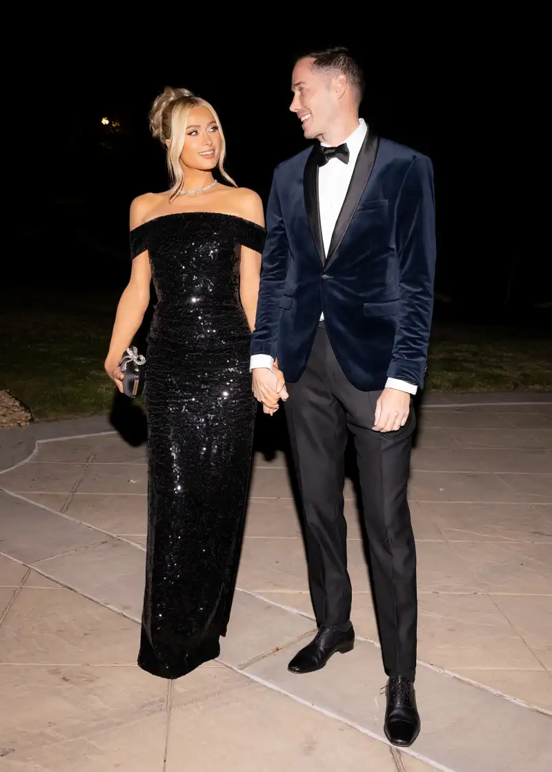 Paris Hilton and Carter Reum Stun on 1st Red Carpet Since Announcing Son’s Birth: See Photos