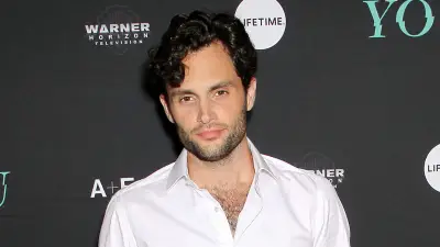 Penn Badgley's Most Candid Quotes About Fatherhood Through the Years: 'A Strange Blessing' plaid pants