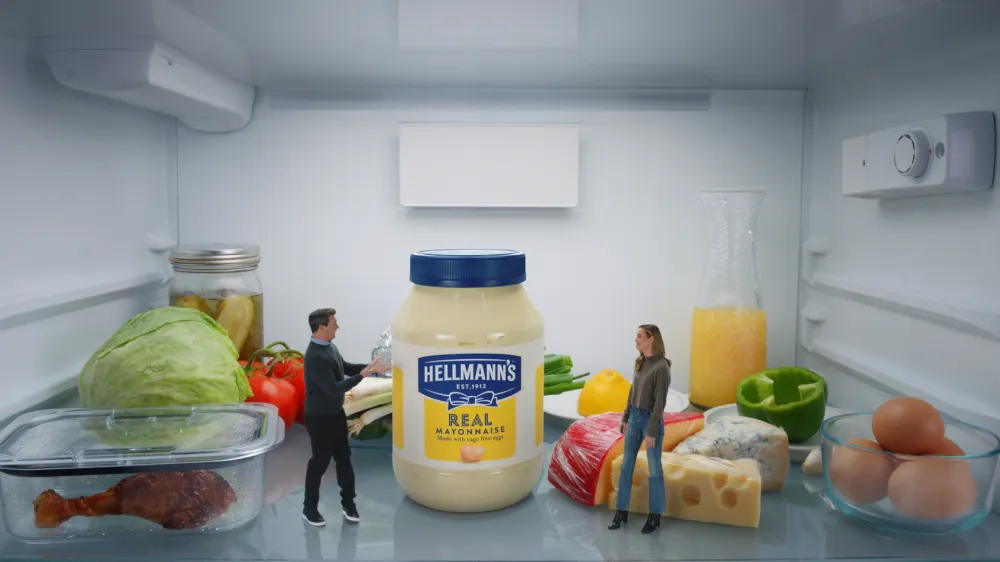 Pete Davidson Eats a Jon Hamm and Brie Larson Sandwich In Hellmann's Super Bowl Commercial