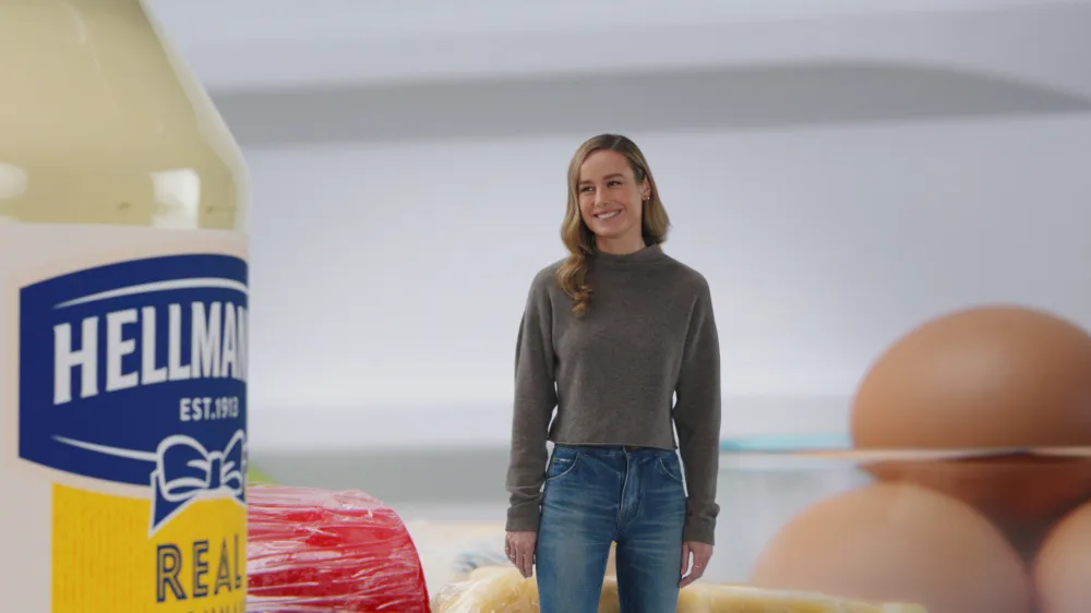 Pete Davidson Eats a Jon Hamm and Brie Larson Sandwich In Hellmann's Super Bowl Commercial