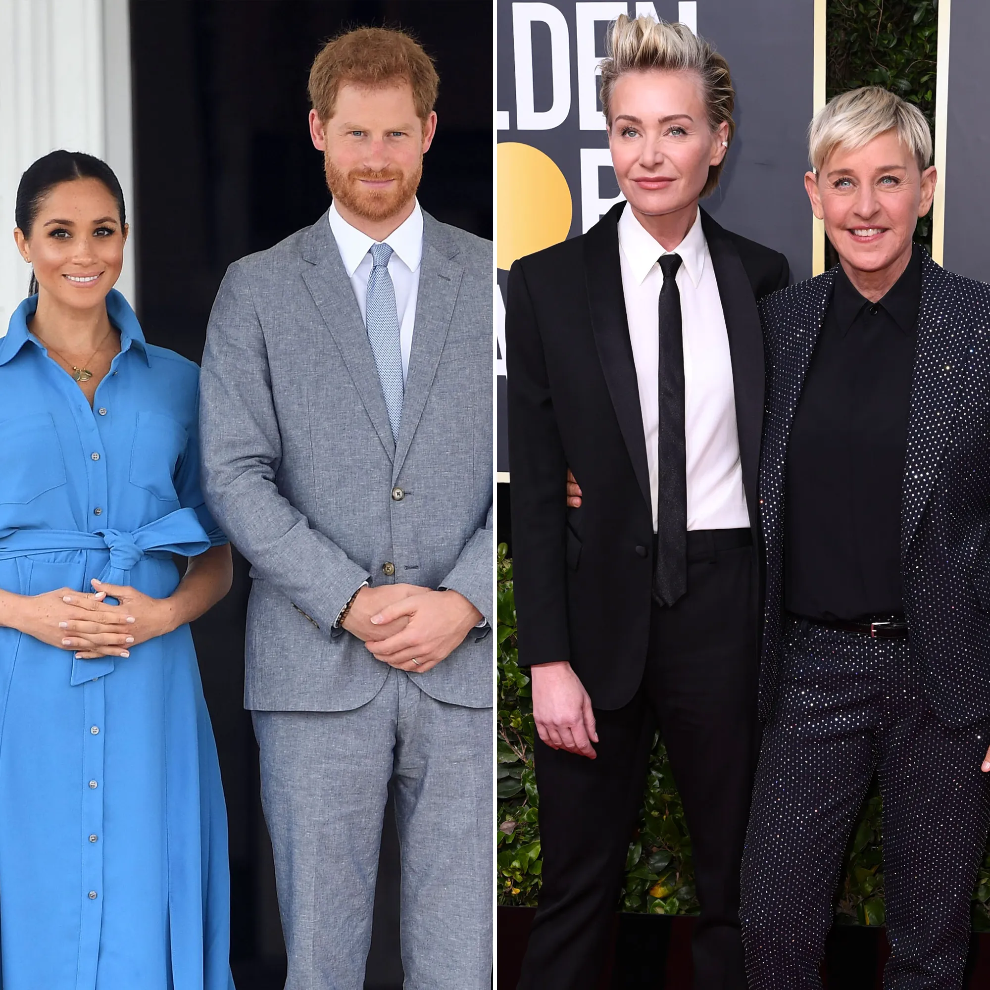 Prince Harry and Meghan Markle Attend Ellen DeGeneres and Portia de Rossi's Surprise Vow Renewal