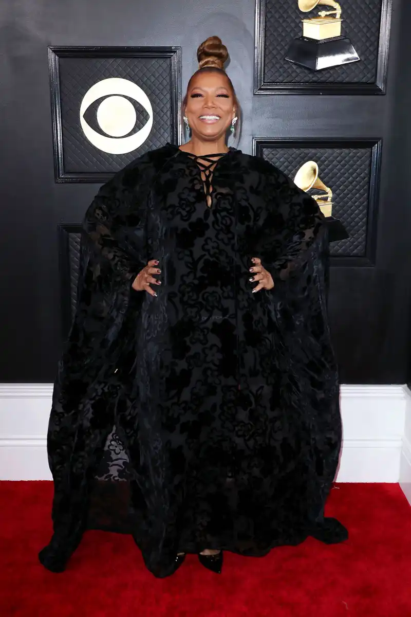 Queen Latifah Red Carpet Arrive Arrival Grammys 2023