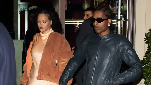 Rihanna Shows Off Baby Bump at Milan Fashion Week With ASAP Rocky: Photos
