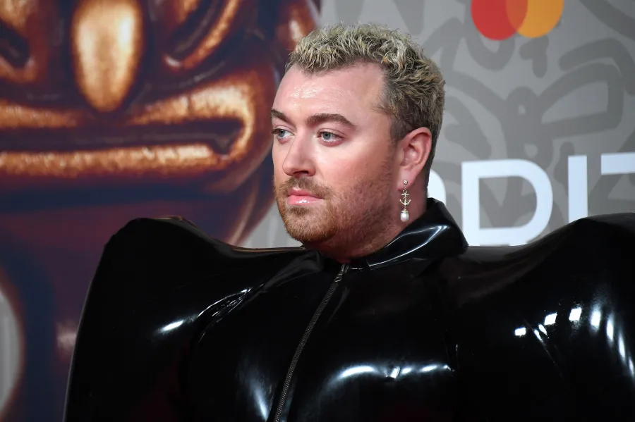 Sam Smith Rocks at Latex Jumpsuit at the 2023 Brit Awards: See Red Carpet Photos