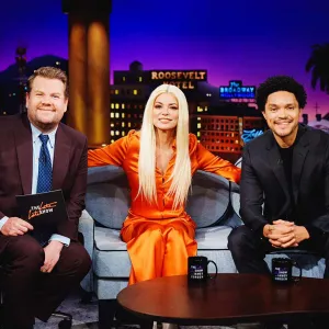 Shania Twain James Corden Trevor Noah