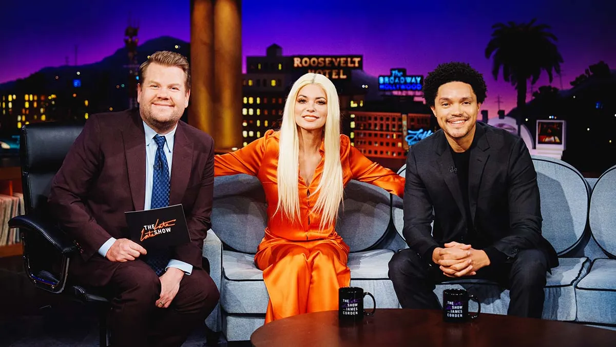 Shania Twain James Corden Trevor Noah