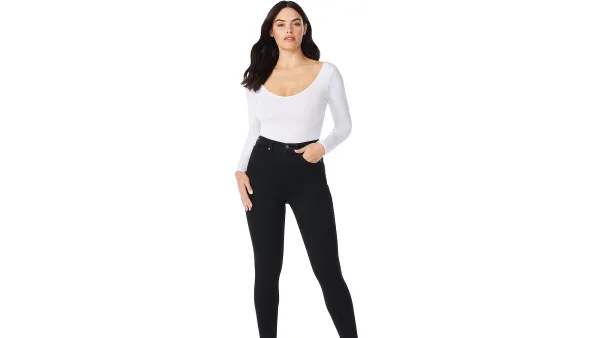 Sofia Jeans by Sofia Vergara Women's Rosa Curvy High-Rise Skinny Jeans