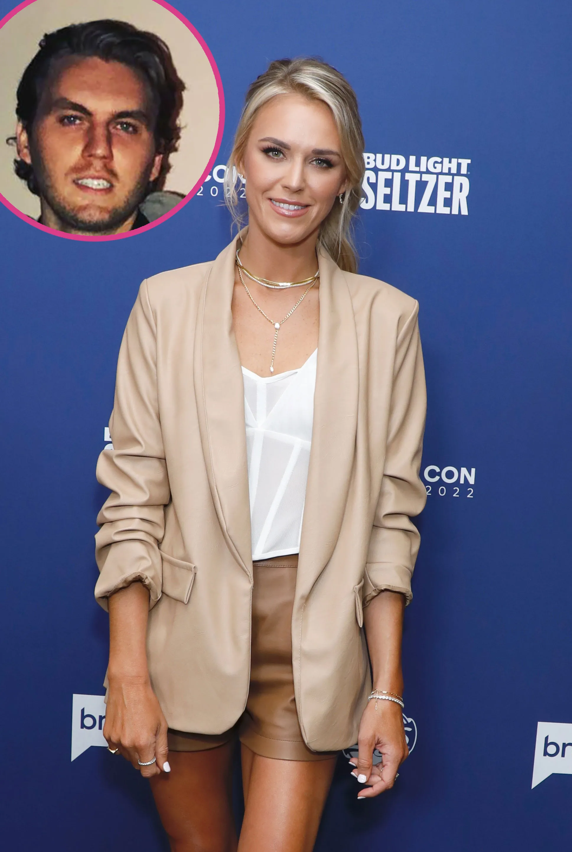 Southern Charm’s Olivia Flowers’ Brother Dies tan suit jacket