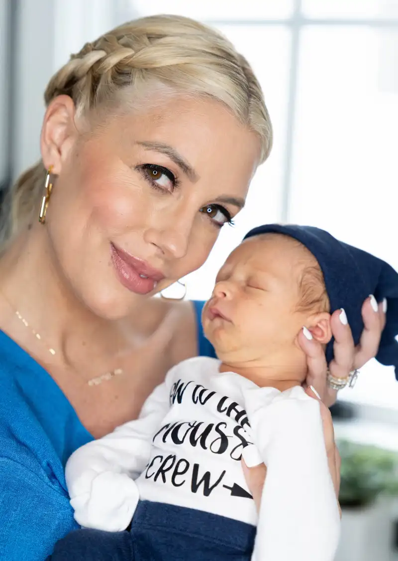 Tarek El Moussa and Heather Rae Young's Son Tristan's Baby Album: Photos blue beanie