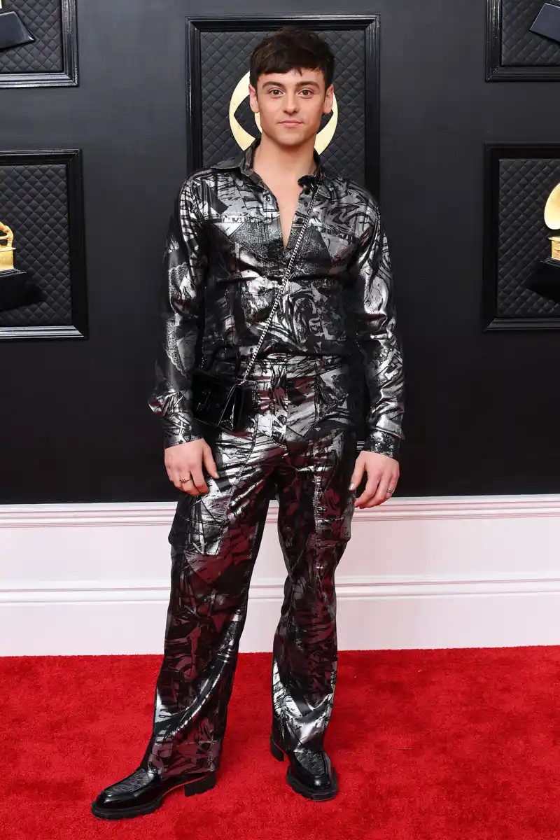 Tom Daley Red Carpet Arrive Arrival Grammys 2023