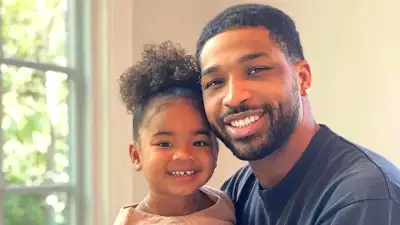 Tristan Thompson and Khloe Kardashian's Daughter True Wears Her Dad's Chicago Bulls Jersey to School: Photo