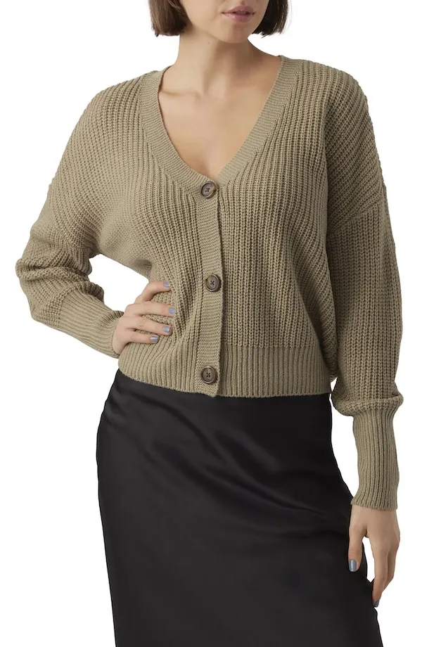 VERO MODA Lea V-Neck Cardigan