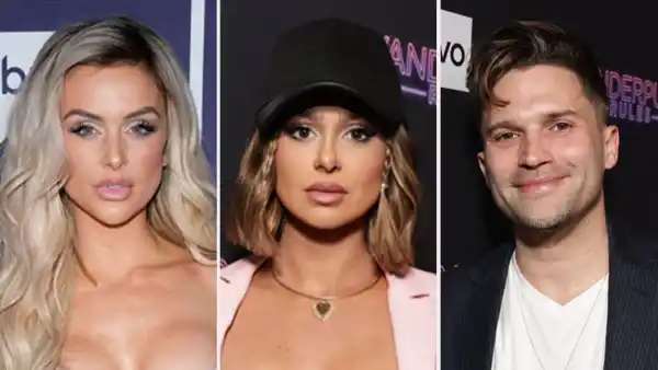 'Vanderpump Rules' Sneak Peek: Lala Kent Warns Raquel Leviss Not to Hook Up With Tom Schwartz blue dress
