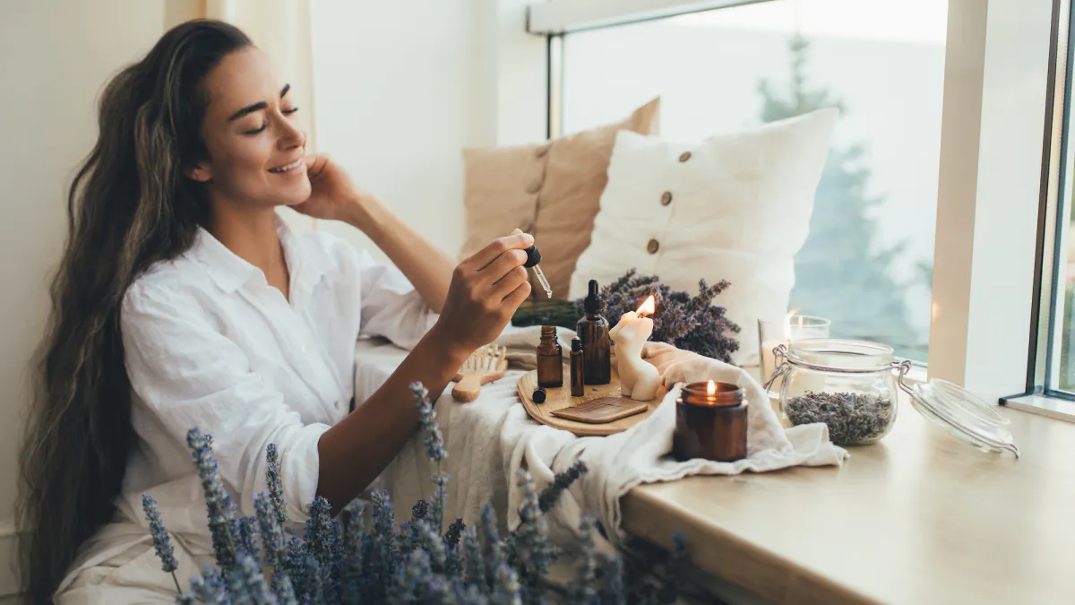 Woman-With-Aromatherapy