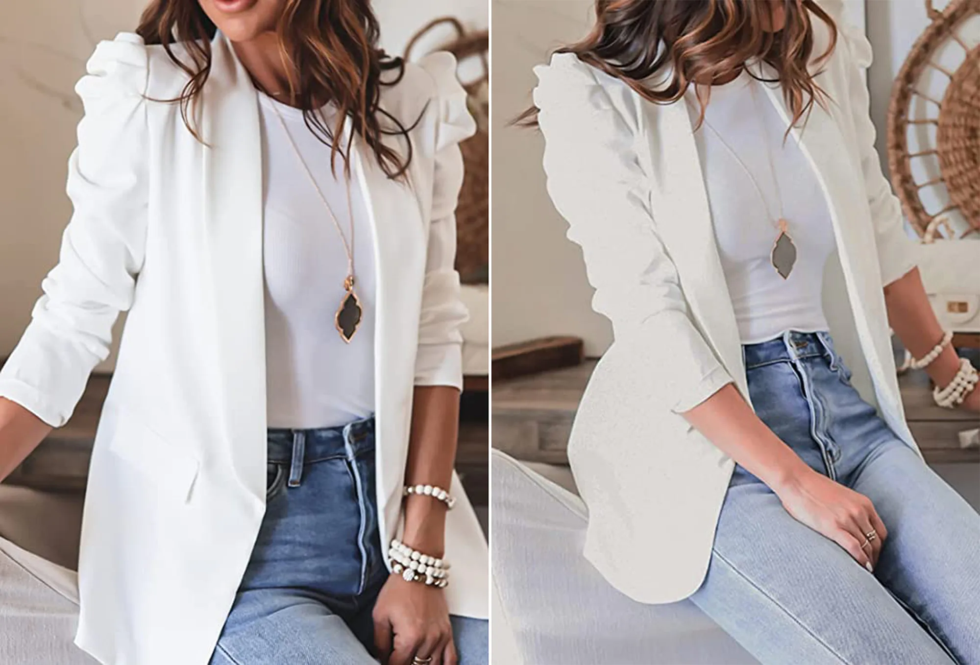 amazon-happy-sailed-puff-sleeve-blazer
