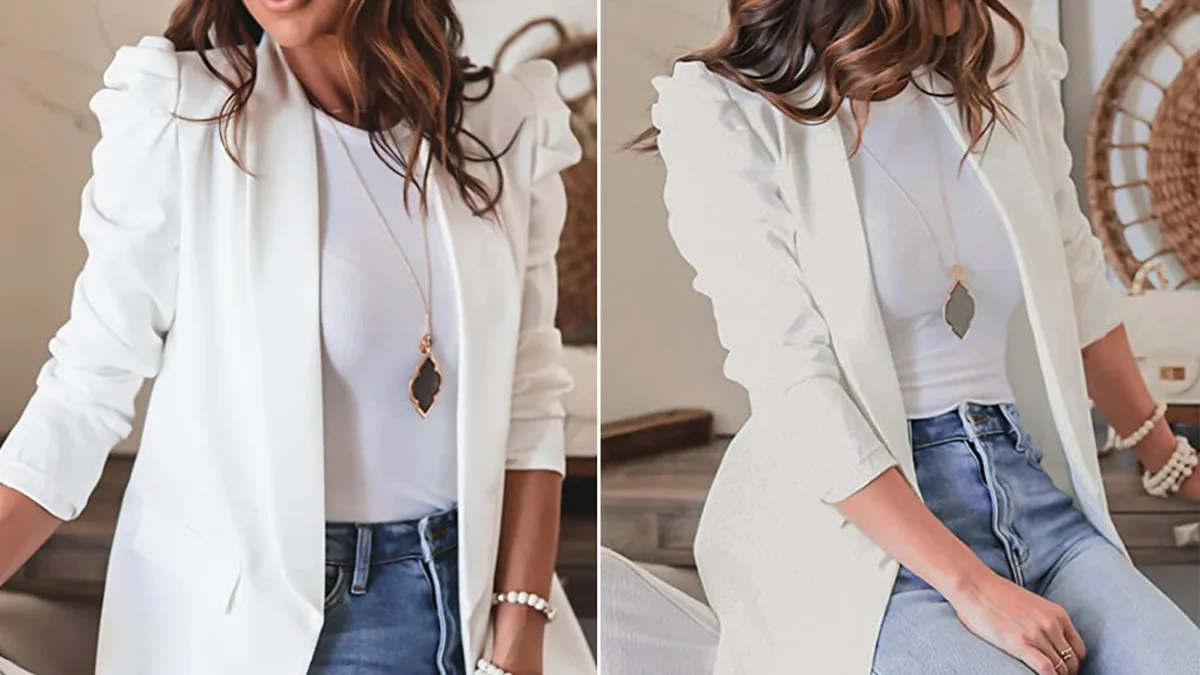 amazon-happy-sailed-puff-sleeve-blazer