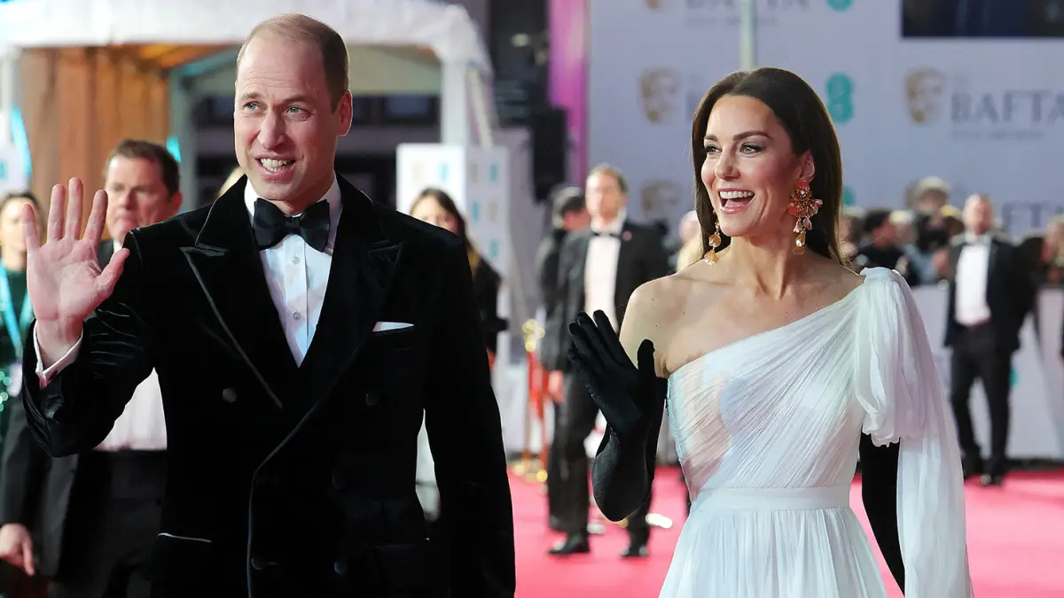 Prince William and Princess Kate Attend 2023 BAFTAs Ceremony After 2-Year Absence