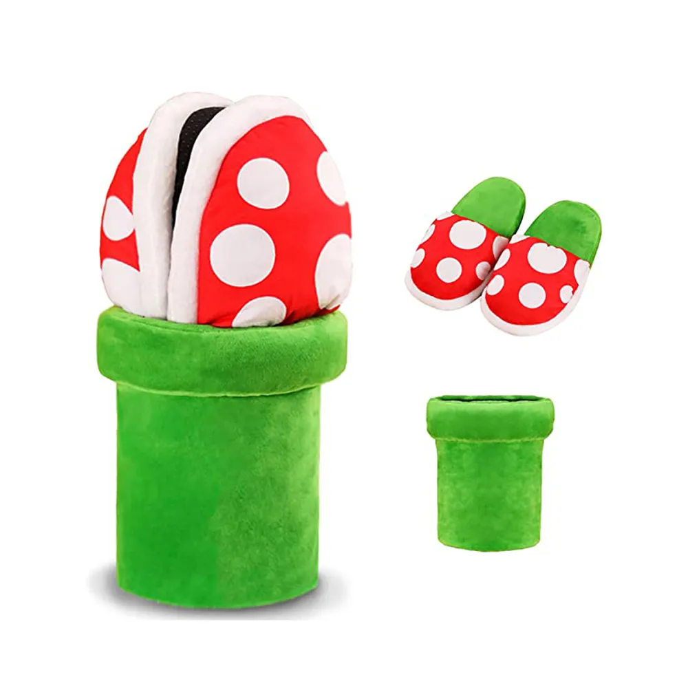 lol-worthy-valentines-day-gifts-amazon-mario-pipe-piranha-slippers