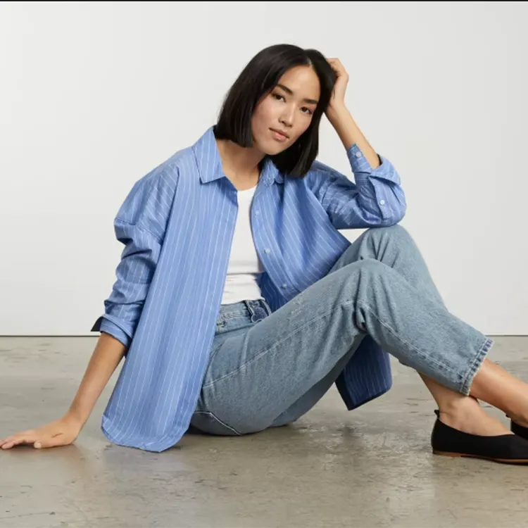 oversized poplin shirt