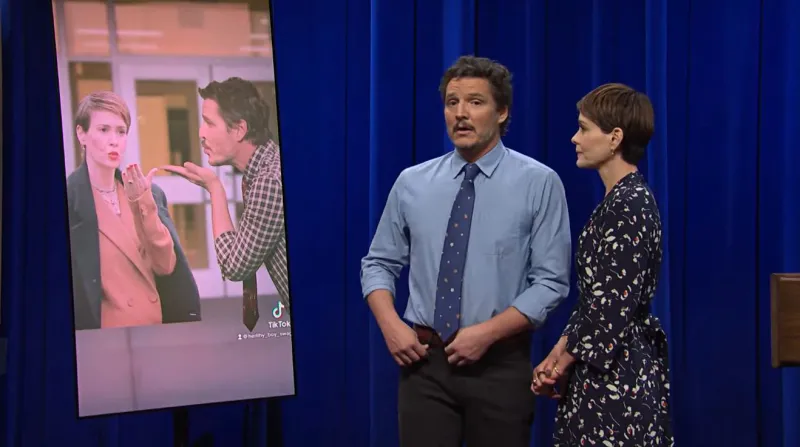 Pedro Pascal and Sarah Paulson Unite for TikTok-Inspired ‘Saturday Night Live’ Skit About Fan Ships