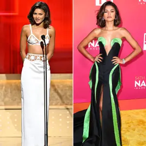 Zendaya Rocks 2 Stunning Vintage Looks at NAACP Image Awards