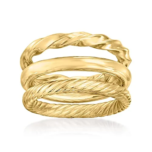 Ross-Simons Jewelry Set: 3 Polished Rings
