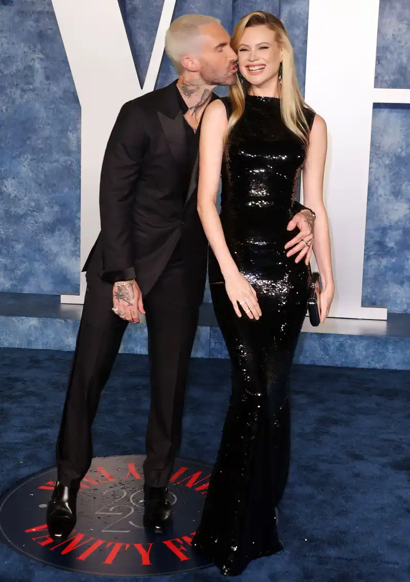 Adam Levine Attend First Red Carpet With Wife Behati Prinsloo Since His Cheating Scandal Oscars 2023 1